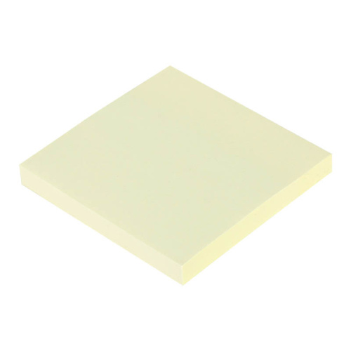 Блок самоклеящийся DELI 76х76 мм, желтые, 100 листов фото 2