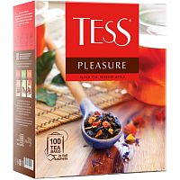 Чай Tess "Pleasure", чёрный, 100 пакетиков