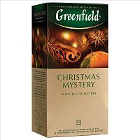 Чай Greenfield "Christmas Mystery", чёрный, 25 пакетиков