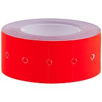 Этикет-ценник OfficeSpace, 21х12 мм, красный, 500 шт. в рулоне