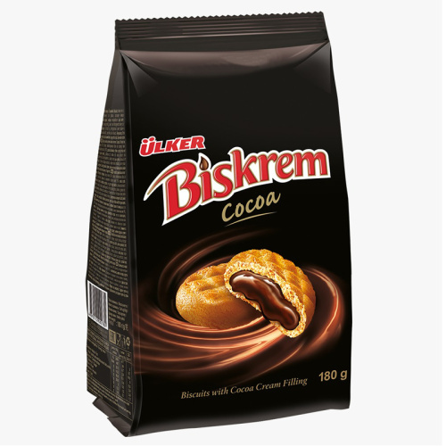 Печенье Ulker "Biskrem" с какао-кремовой начинкой, 180 гр