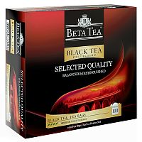Чай Beta "Selected Quality", чёрный, 100 пакетиков