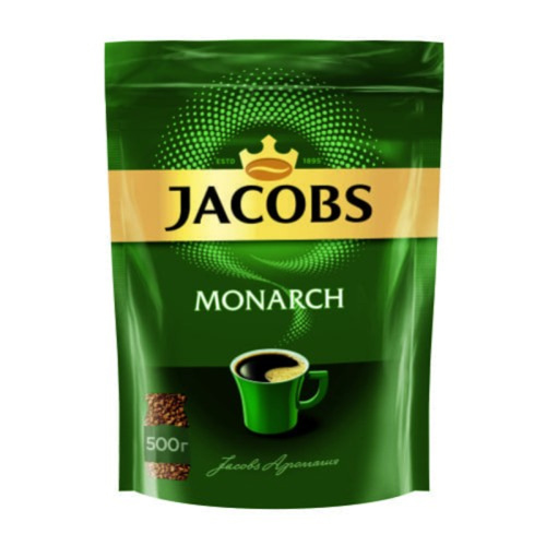 Кофе растворимый Jacobs "Monarch", 500 гр, мягкая упаковка