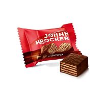Конфеты вафельные Roshen "Johnny Krocker" с шоколадной начинкой, 1 кг