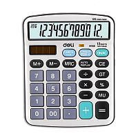Калькулятор настольный DELI "M19810" 12 разрядный, 153.5х120.4х29.8 мм, серебро