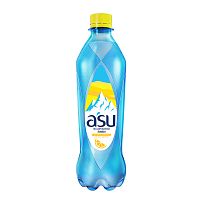 Вода питьевая A'SU "Лимон", негазированная, пластик, 0.5 л