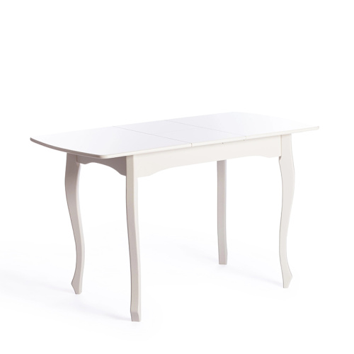 Стол обеденный CATERINA PROVENCE, 1000+300x700x750 мм, белый фото 7
