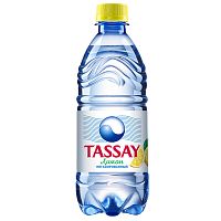 Вода питьевая Tassay "Лимон", негазированная, пластик, 0.5 л