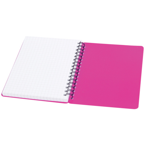 Записная книжка OfficeSpace "Neon" на гребне, А6, 60 листов, в клетку, розовая фото 7