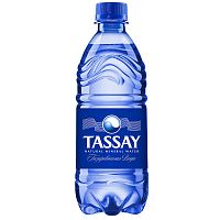 Вода минеральная Tassay, газированная, пластик, 0.5 л