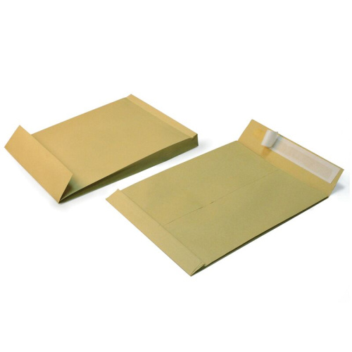 Пакет почтовый UltraPac, С3, 300x400x40мм, коричневый крафт, отрывная лента фото 2