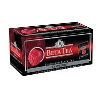Чай Beta "Малина", чёрный, 25 пакетиков