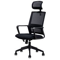 Кресло для персонала DELI "Executive", сетка, ткань, чёрный