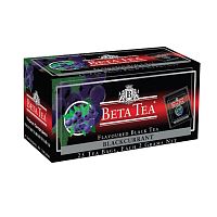 Чай Beta "Чёрная смородина", чёрный, 25 пакетиков