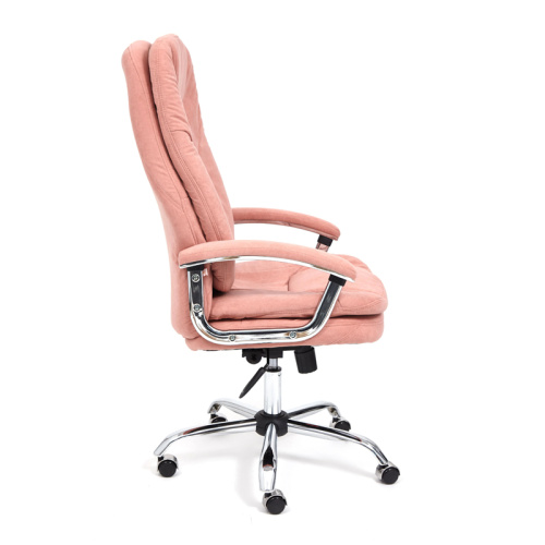 Кресло для персонала SOFTY LUX, 650х450х1360 мм, флок, розовый фото 3