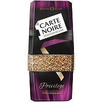Кофе растворимый Carte Noire "Privilege", 95 гр, стеклянная банка