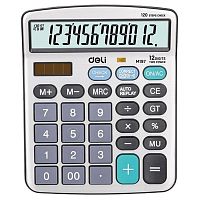 Калькулятор настольный DELI "M19710" 12 разрядный, 180х144х39 мм, серебро
