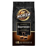 Кофе молотый Жокей "Espresso", тёмная обжарка, 230 гр