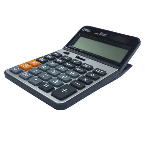 Калькулятор настольный DELI "M350" 12 разрядный, 178х110х26,5 мм, серебро фото 3