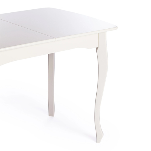 Стол обеденный CATERINA PROVENCE, 1000+300x700x750 мм, белый фото 8