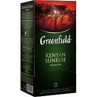 Чай Greenfield "Kenyan Sunrise", чёрный, 25 пакетиков