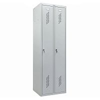 Шкаф для раздевалок Промет "Стандарт LS-21-50", 2 секции, 1830x500x500 мм