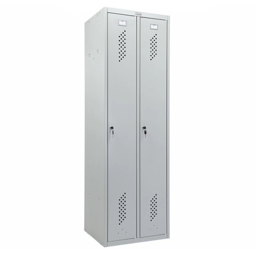 Шкаф для раздевалок Промет "Стандарт LS-21-50", 2 секции, 1830x500x500 мм