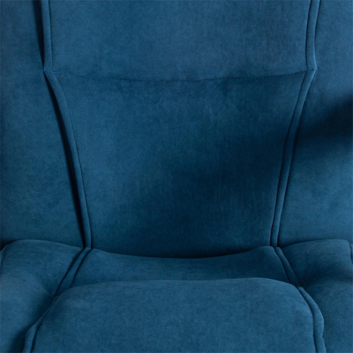 Кресло для руководителя BERGAMO, 670х470х1300 мм, флок, хром, ассорти фото 3