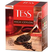 Чай Tess "High Ceylon", чёрный, 100 пакетиков