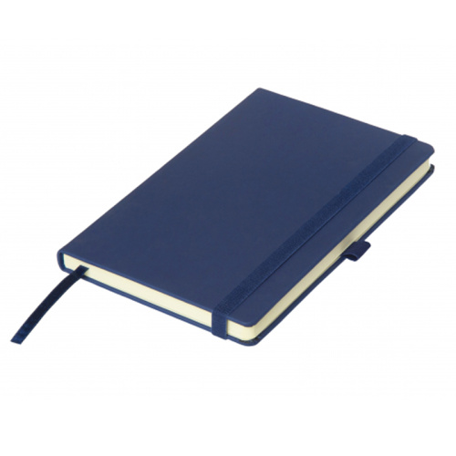 Записная книжка Bullet, А5, 256 страниц, на резиночке, без ручки, синяя фото 2