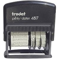 Датер с 12 бухгалтерскими терминами Trodat 4817, 3,8 мм, пластик