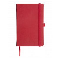 Записная книжка Bullet, А5, 256 страниц, на резиночке, без ручки, красная