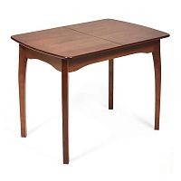 Стол обеденный CATERINA, 1000+300x700x750 мм, коричневый