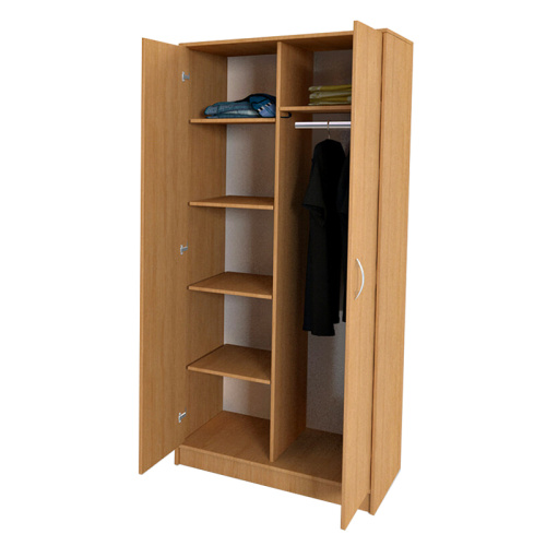 Шкаф для одежды ШО-3, комбинированный, 830х500х1820 мм фото 2
