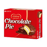 Печенье бисквитное Lotte "Chocolate Pie", 336 гр