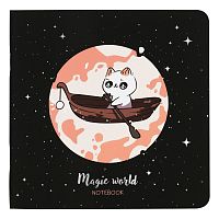 Записная книжка MESHU "Magic world" на скрепки, 170х170 мм, 40 листов, без линовки