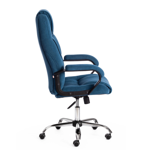 Кресло для руководителя BERGAMO, 670х470х1300 мм, флок, хром, ассорти фото 12