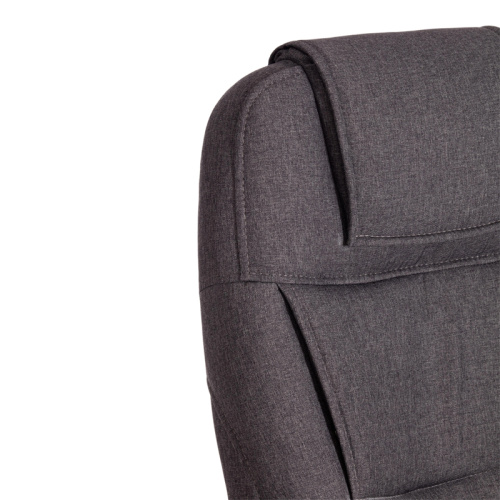 Кресло для руководителя BERGAMO, 670х470х1300 мм, ткань, хром, ассорти фото 7