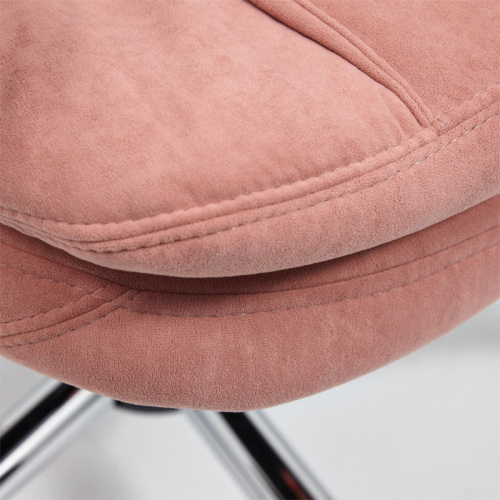 Кресло для персонала SOFTY LUX, 650х450х1360 мм, флок, розовый фото 18