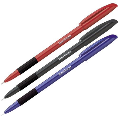 Ручка шариковая Berlingo "Metallic Pro" 0,7 мм, синяя