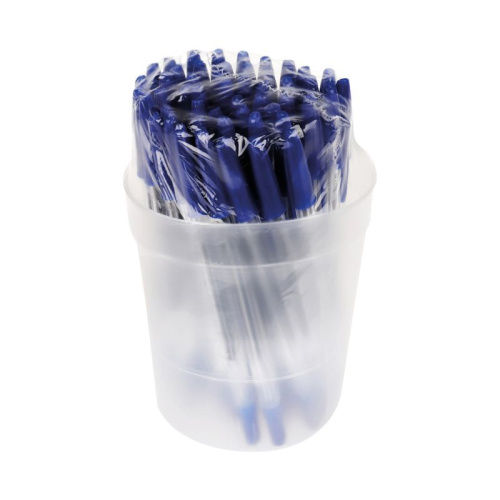 Ручка шариковая СТАММ "111" 1 мм, синяя фото 4
