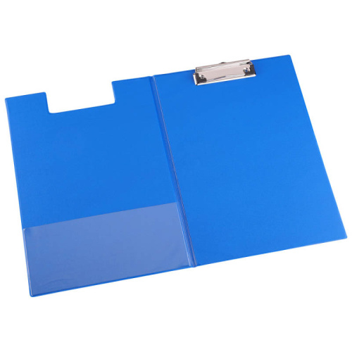 Папка-планшет с крышкой DELI А4, синий фото 2