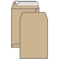 Пакет почтовый UltraPac, В4, 250х353 мм, коричневый крафт, отрывная лента
