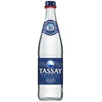Вода минеральная Tassay, газированная, стекло, 0.5 л