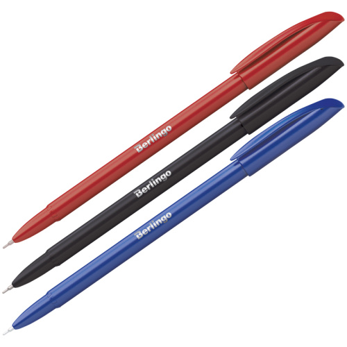 Ручка шариковая Berlingo "Metallic" 0,7 мм, синяя
