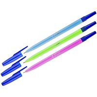 Ручка шариковая СТАММ "НЕОН" 1 мм, синяя