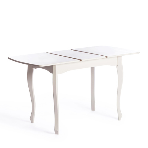 Стол обеденный CATERINA PROVENCE, 1000+300x700x750 мм, белый фото 6