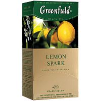 Чай Greenfield "Lemon Spark", чёрный, 25 пакетиков