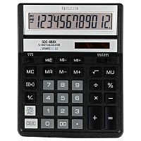 Калькулятор настольный Eleven SDC-888X-BK, 12 разрядный, 158х203х31 мм, черный