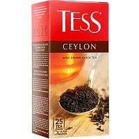 Чай Tess "Ceylon", чёрный, 25 пакетиков